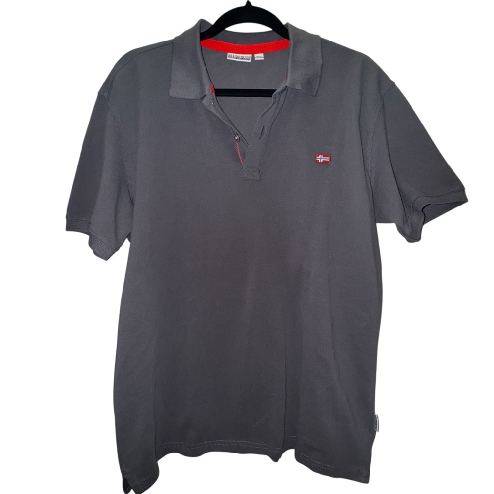 Napapijri Dark Gray Polo Shirt